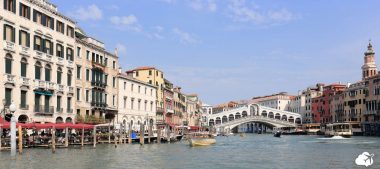 grand canal de veneza e ponte rialto
