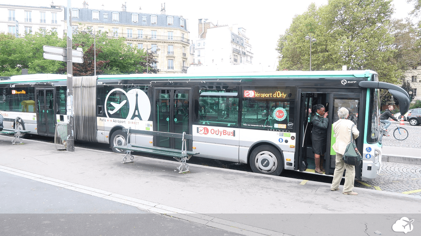 ônibus sair do aeroporto paris