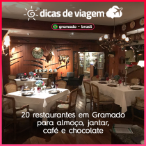 20 restaurantes em Gramado para almoço, jantar, café e chocolate