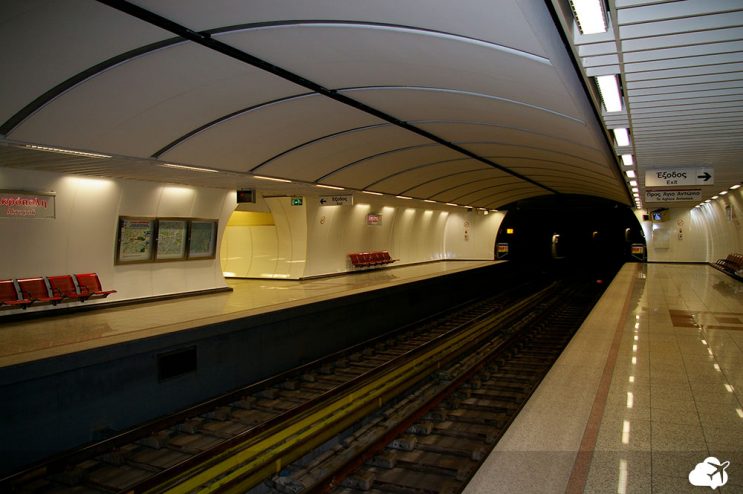 metro em atenas grecia