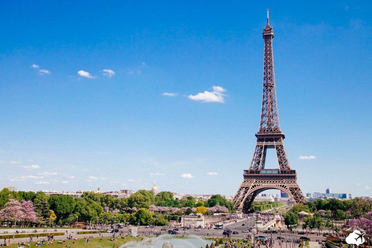 Torre Eiffel em Paris viajar em janeiro 