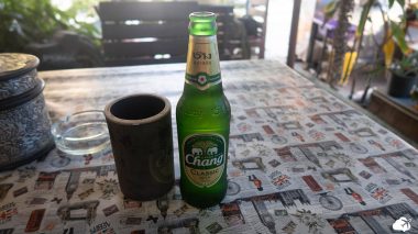 cerveja local em Koh Samet