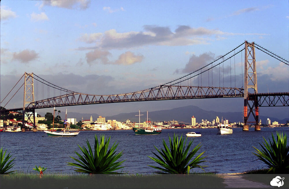 ponte hercílio cruz em florianópolis