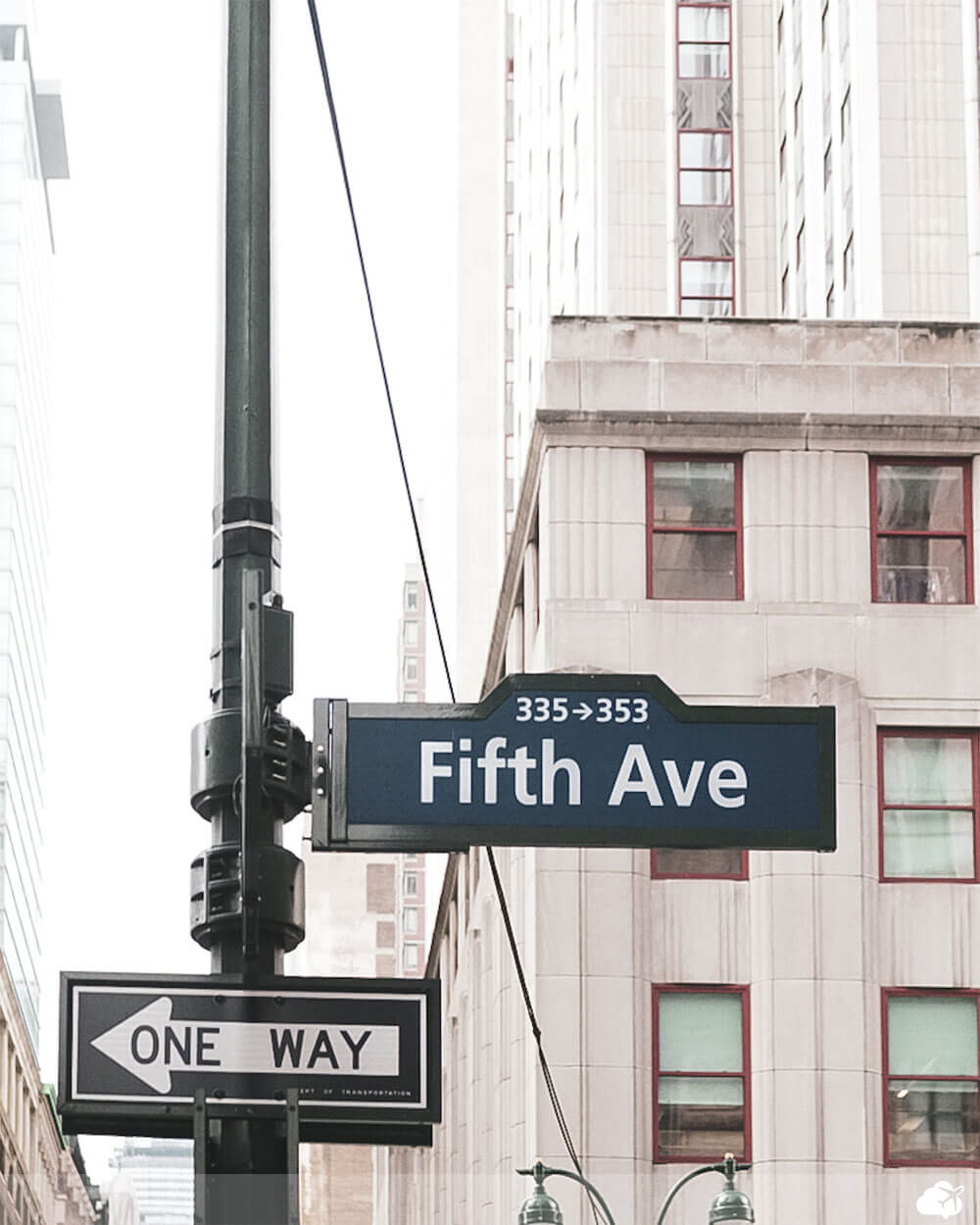 placa quinta avenida nova york
