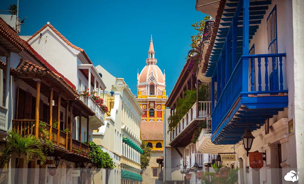 construções históricas em Cartagena 