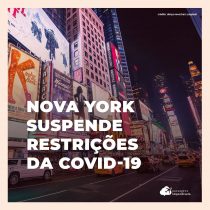Estado de Nova York suspende últimas restrições da Covid-19