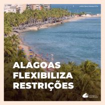 Alagoas reabre praias e flexibiliza restrições do comércio