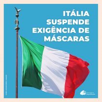 Itália retira exigência do uso de máscaras ao ar livre